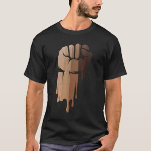 Camiseta Derrubando Melanina Homens África História Negra M