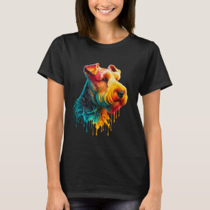 Camiseta Derrubando Paint Art Lakeland Terrier Terriers Lak