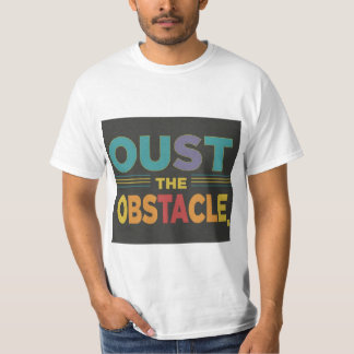 Camiseta derrubar o obstáculo