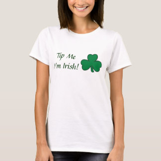 Camiseta Derrube-me que eu sou irlandês!
