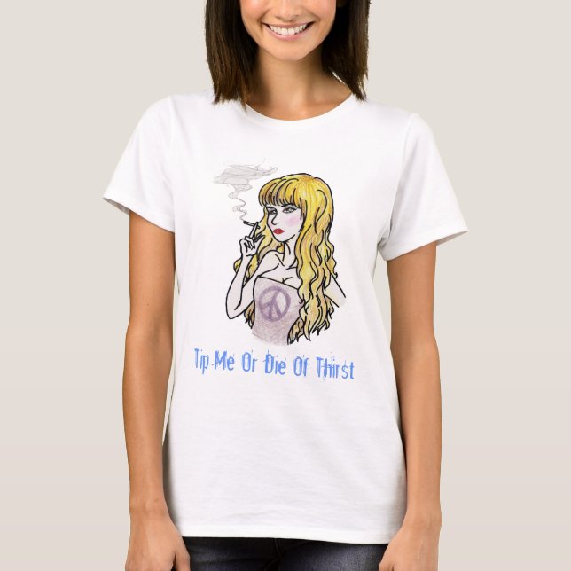 Camiseta Derrube-me Smok'n (a parte superior dos (Frente)