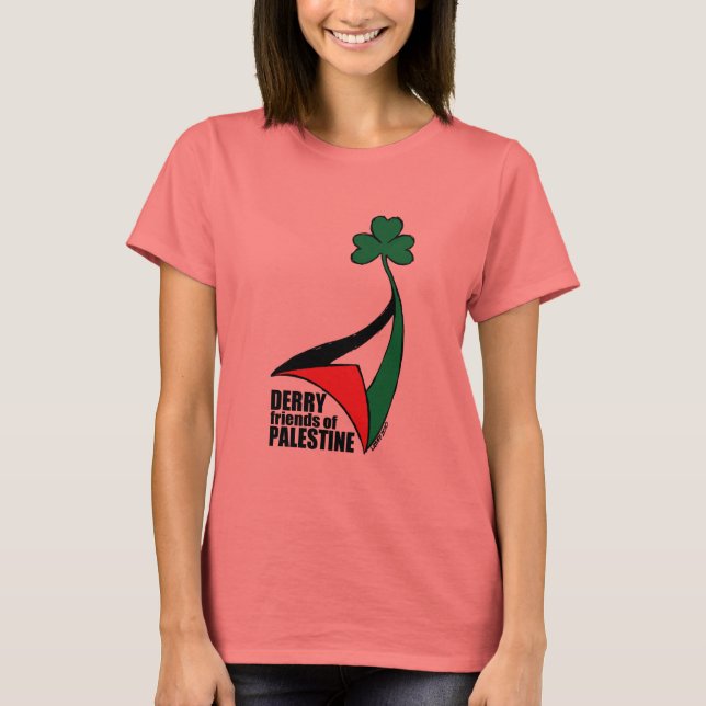 Camiseta Derry Friends of Palestine (Frente)