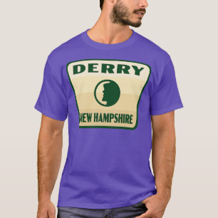 Camiseta Derry New Hampshire Retro Crachá Tan