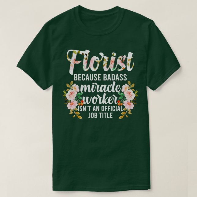 Camiseta Des Florais De Arranjo De Flores De Apreciação Flo (Frente do Design)