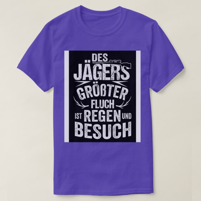 Camiseta Des jagers groter fluch ist besTal (Frente do Design)