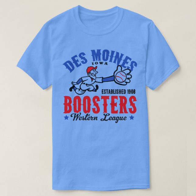 Camiseta Des Moines Boosters (Frente do Design)