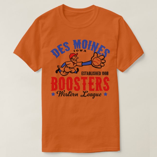 Camiseta Des Moines Boosters (Frente do Design)