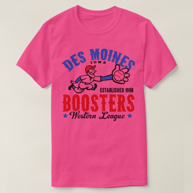 Camiseta Des Moines Boosters (Frente do Design)