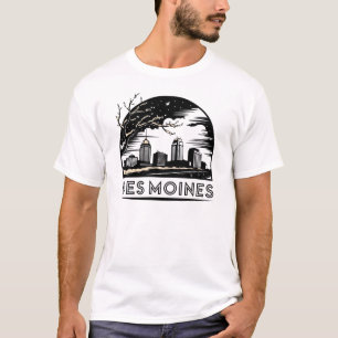 Camiseta Des Moines City Iowa USA