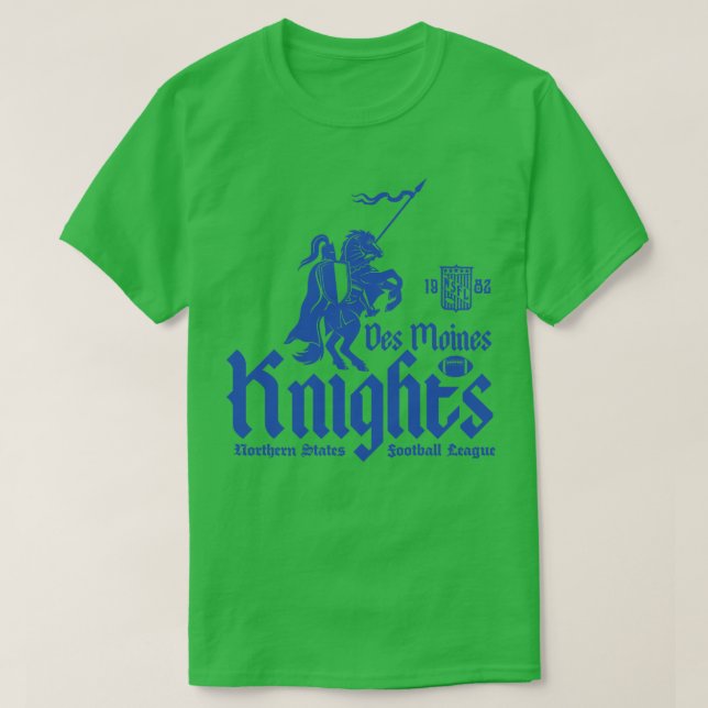 Camiseta Des Moines Knights (Frente do Design)