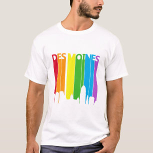 Camiseta Des Moines Rainbow