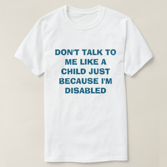 Camiseta Desabilitado  (Frente do Design)