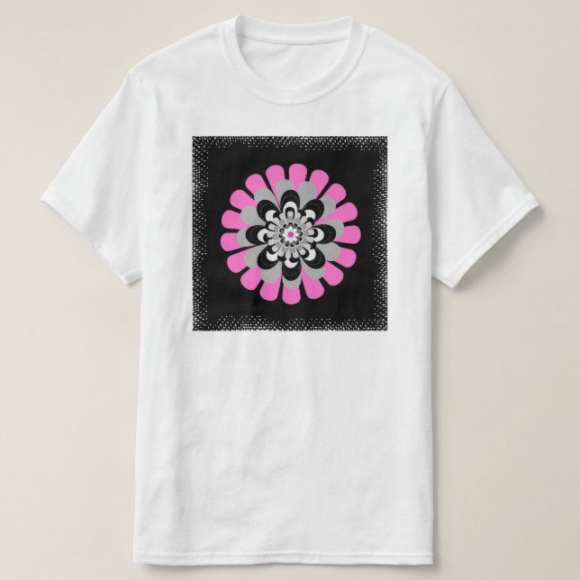 Camiseta Desabrochar Rubor (Frente do Design)