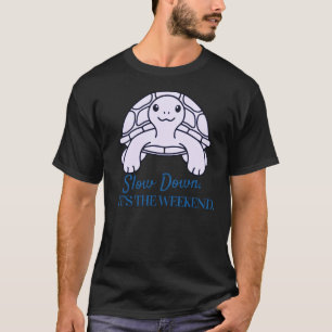 Camiseta Desacelere É a Citação Mínima de Tartaruga de Fim