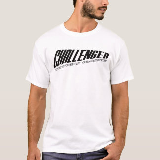 Camiseta Desafiador de Dodge - clássico americano inclinado