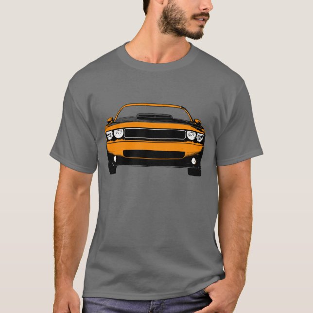Camiseta Desafiador novo de Dodge (Frente)
