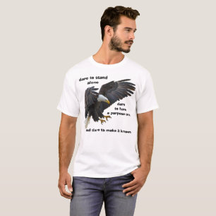 Camiseta Desafio a estar edição sozinha, americana da ág