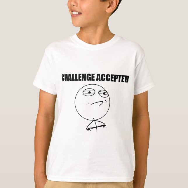 Camiseta Desafio aceitado (Frente)
