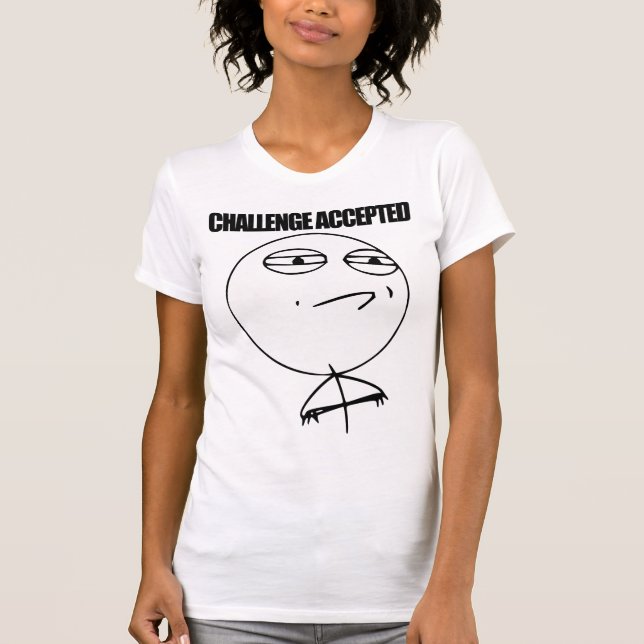 Camiseta Desafio aceitado (Frente)