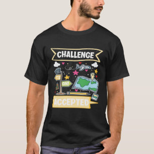Camiseta Desafio aceito pelo viajante mundial