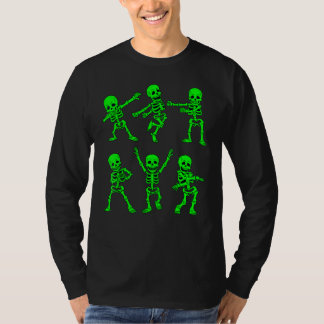 Camiseta Desafio de Dança dos Esqueletos Dançantes Menina M