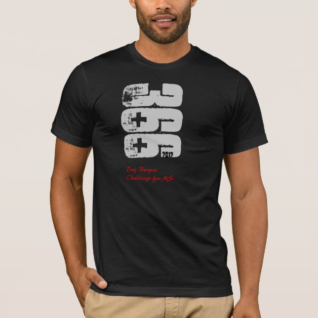 Camiseta desafio de um burpee de 366 dias (Frente)