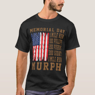 Camiseta desafio memorial dia de treino americano Murp