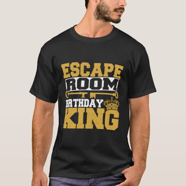 Camiseta Desafio Mistério Escapou Sala Rei Py (Frente)