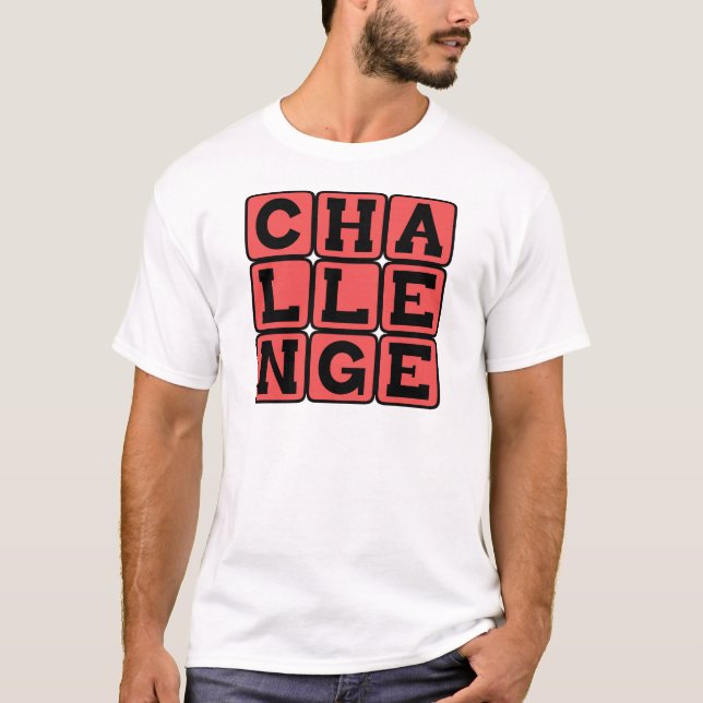 Camiseta Desafio, Motivacional (Frente)