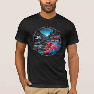 Camiseta Desafio Noturno de Touge em Gráficos de Insígnia J