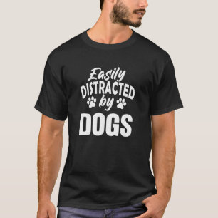 Camiseta Desalojadas Facilmente Por Cães Homens Mulheres Cã