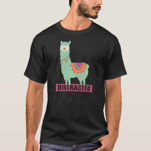 Camiseta Desalojado Facilmente Por Llamas Cute Animal Para