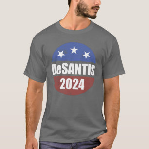 Camiseta Desantis 2024 Botão Eleitoral Torna a América na F