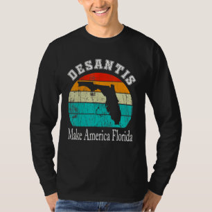 Camiseta Desantis 2024 Torna a América Vintag Eleição na Fl