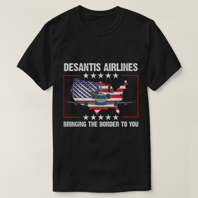 Camiseta DeSantis Airlines (Frente do Design)
