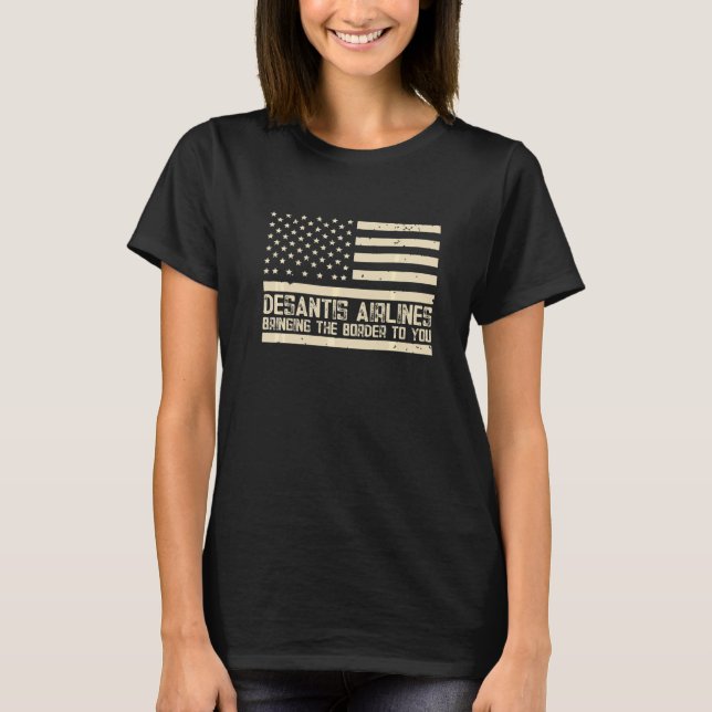 Camiseta DeSantis Airlines Azul  2 (Frente)