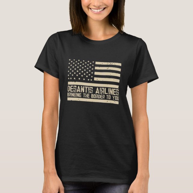 Camiseta DeSantis Airlines Blue_2 (Frente)