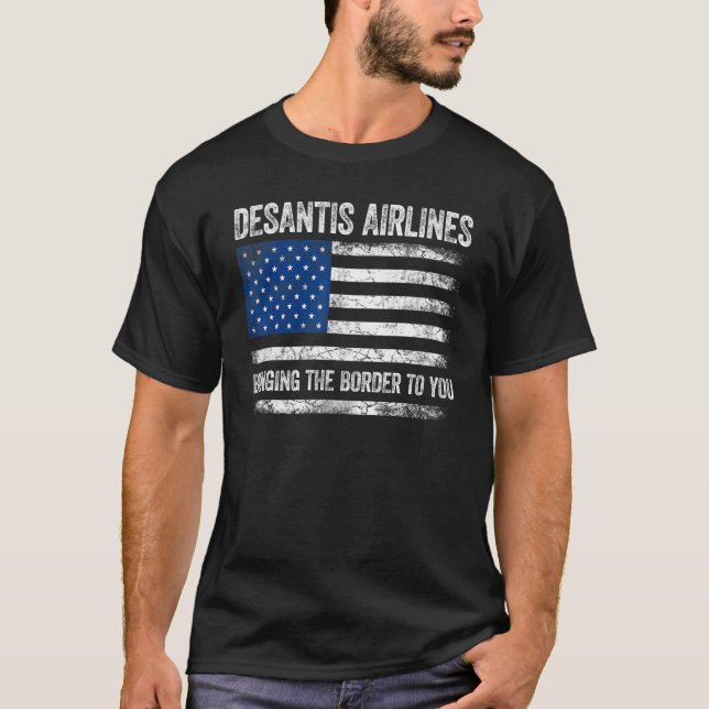 Camiseta DeSantis Airlines Florida USA  DeSantis Airlines (Frente)