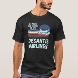 Camiseta DeSantis Airlines Marthas Vineyard EUA Pôr do sol