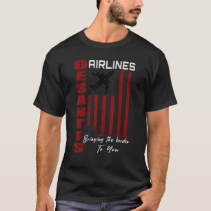 Camiseta Desantis Airlines Trazendo A Fronteira Para Você