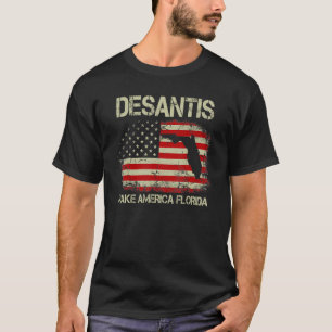 Camiseta DeSantis Make American Florida 2024 Vintage Americ