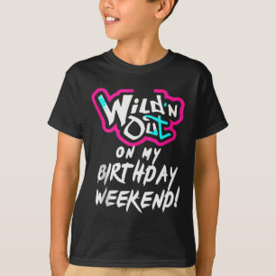 Camiseta Desapareça No Meu Festa De Festa De Fim De Semana