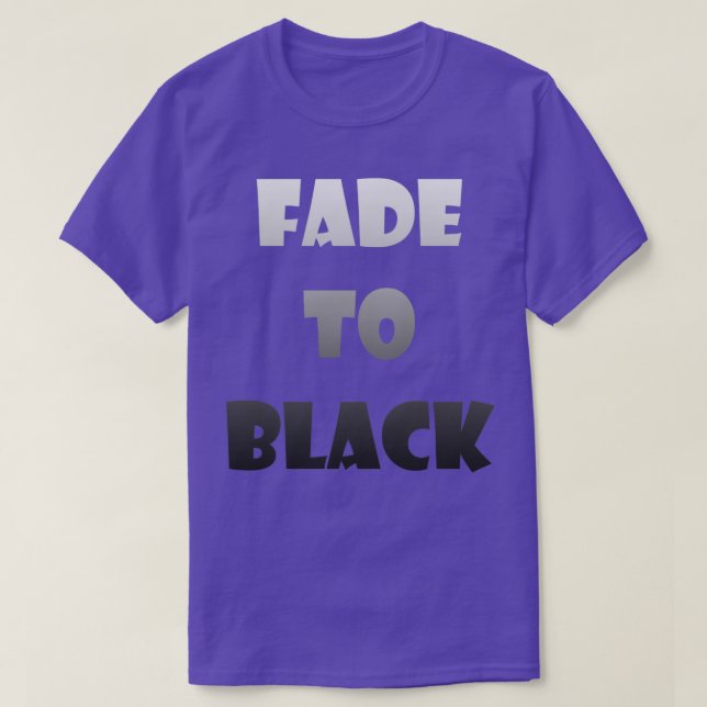 Camiseta Desaparecer para Preto (Frente do Design)