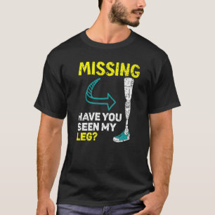 Camiseta Desaparecidos Já Viste As Minhas Pernas Amputeadas