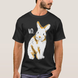 Camiseta Desaprovando Rabbit Animais Engraçados Camarão Rab