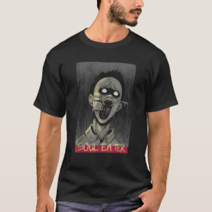Camiseta Desastrado Horror Moevie Zombie Creepy Soul Eater