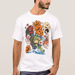 Camiseta Desastre da Entrega de Abóboras de Halloween do Ka