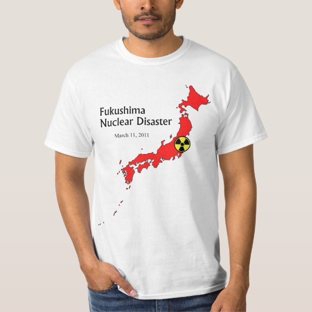 Camiseta Desastre nuclear de Fukushima (Frente)