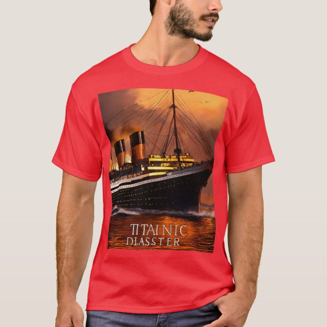 Camiseta desastre titânico (Frente)