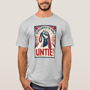 Camiseta DESATA!   Design de Humor Anti-Empresa no Escritór